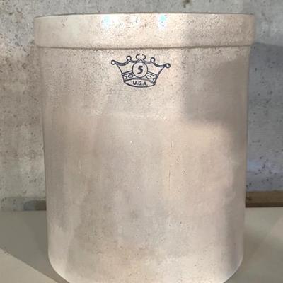 Robinson Ransbottom Blue Crown 5 Gallon Crock