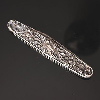 Edwardian Art Nouveau Silver Pocket Knife
