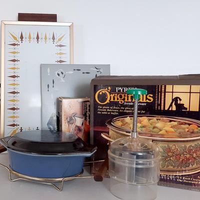 MCM Hot Plates, Pyrex Dishes And More