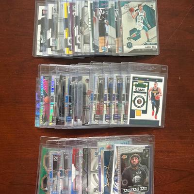 Basketball Cards. Lamelo Ball, Steph Curry, Lebron James, Nikola Jokic and More