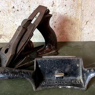 Vintage Hand Planers (3) With HTF Stanley Bed Rock #604 