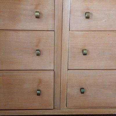 Kent Coffey MCM 6 Drawer Dresser w/Mirror and Double Bed 