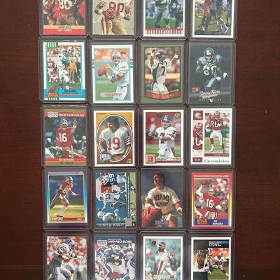 Vintage Football Cards. Jerry Rice, Joe Montana, Dan Marino and More