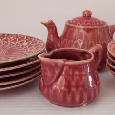 Majorolica Tea Set Pieces