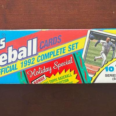 1992 Topps Baseball Complete Set. Factory Sealed. Griffey Jr., Nolan Ryan and More