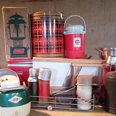 Camping Supplies Including Coleman Camp Stove