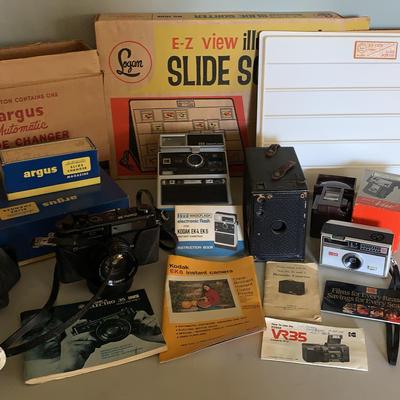 Vintage Cameras and Slide Viewers