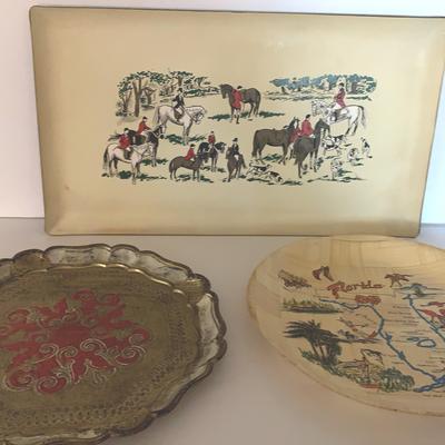 Three Vintage Trays