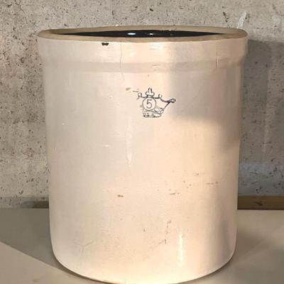 Robinson Ransbottom Blue Crown 5 Gallon Crock