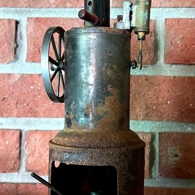 HTF Antique Weeden Upright Steam Engine Toy Model
