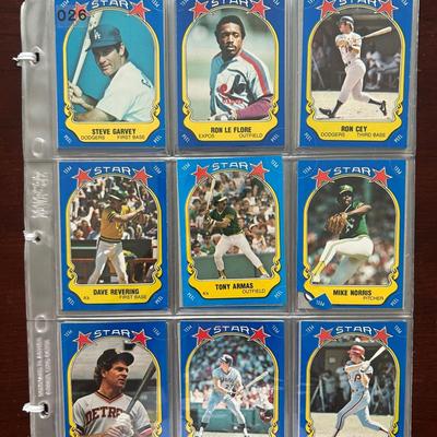 1981 Fleer Star Stickers Complete Set. Rickey Henderson, Nolan Ryan and More