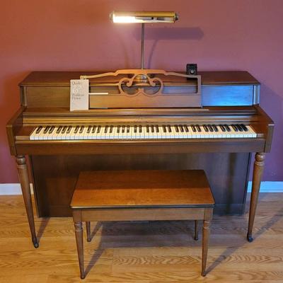 1970's Wurlitzer Piano Model 2111 with Original Receipt 