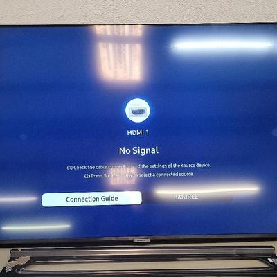 Samsung 50" T.V. Model UN50TU7000FXZA with Wall Mount Bracket 
