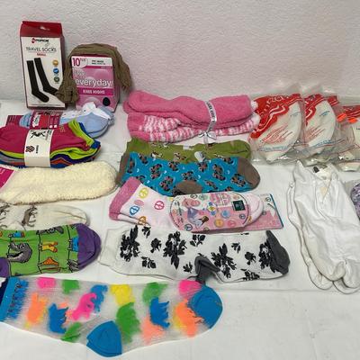 Socks, Slippers And Swim Caps