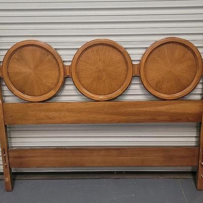 MCM Arched Circle Full Size Bed Headboard 