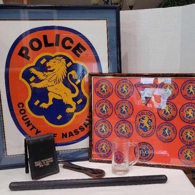 Nassau County Police Patches, A Mug And More