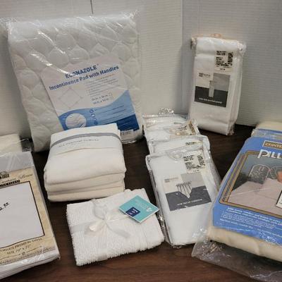 Unused Curtains, Tablecloth, Towels Etc.