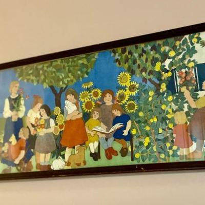 "Girls with Sunflowers" by Herta Breit