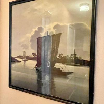 Original Yuzen-Birodo/cut velvet dyed woven art