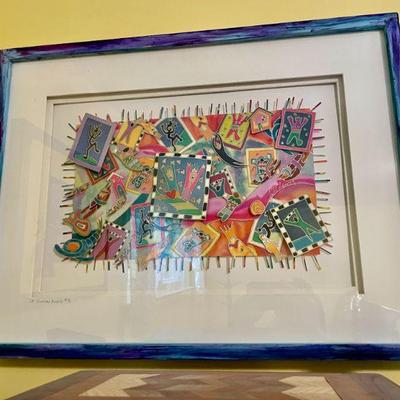 Original J.U. Lewis painting
