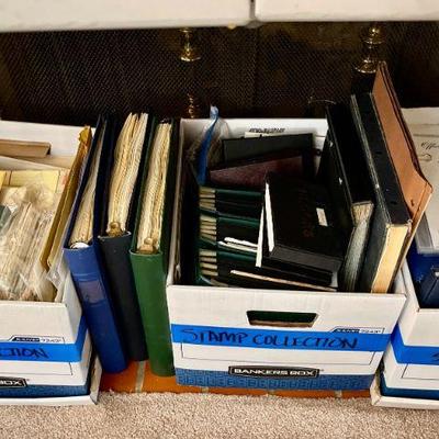 Large US/International postage stamp collection