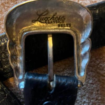 Lucchese Ostrich Belt