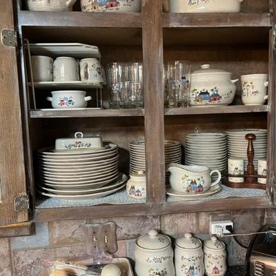 Heartland Stoneware By International Large Set of Dishes 
