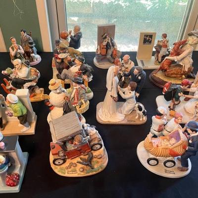 Norman Rockwell Ceramic Figurines