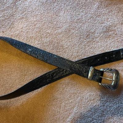 Lucchese Ostrich Belt