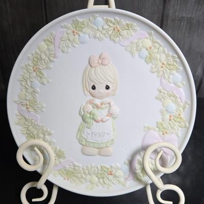 Precious Moments Plate 1997 "Cane You Join Us"