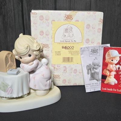 Precious Moments "Lord Speak To Me" Figurine