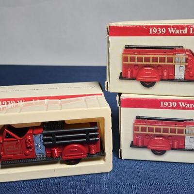 1939 Ward LaFrance Toy Car (Set Of 3)