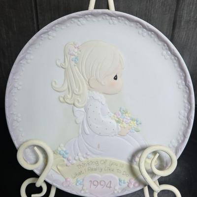 Precious Moments Plate 1994 "Thinking Of You"