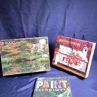 Great Smoky Mountains national Park puzzle super big Ben puzzle box, mastering, fine decoative paint