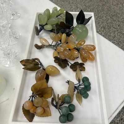 Chinese Carved Jade Fruit