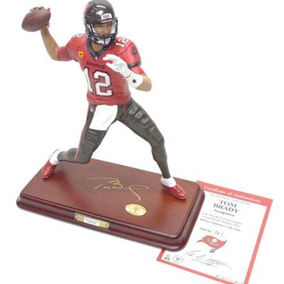 Buccaneers Tom Brady Football Player Figurine