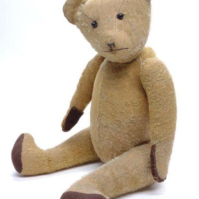 Pre-War American Mohair Bear w/ Shoe Button Eyes