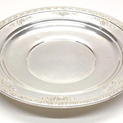 Sterling Silver Wallace Rose 9.75" Serving Plate