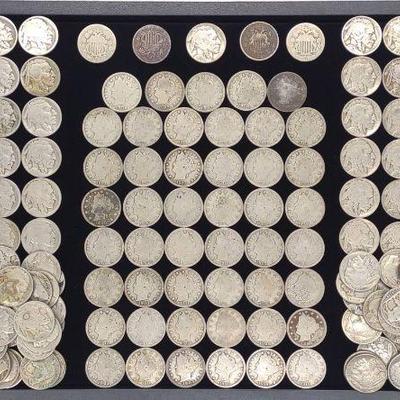 (239) US Liberty Head, Shield & Buffalo Nickels