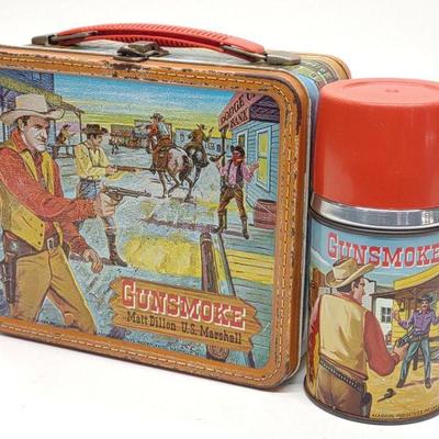 1959 Gunsmoke Lunch Box w/ Thermos