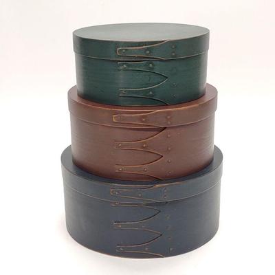 3 Contemporary Shaker Nesting Pantry Boxes