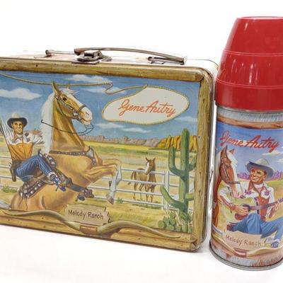 1954 Gene Autry Melody Ranch Lunch Box w/ Thremos