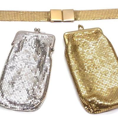 Art Deco Mesh Flapper Purses & Belt