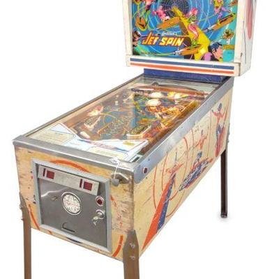 1977 Gottlieb Jet Spin Pinball Machine