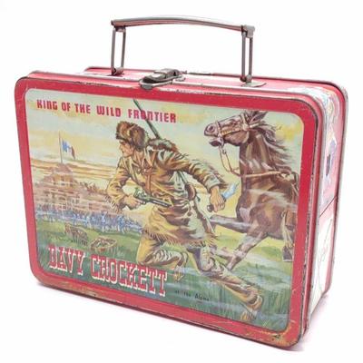 1955 Davy Crocket & Kit Carson Lunch Box