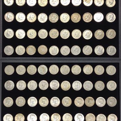 (80) 40% Silver 1965 Kennedy Half Dollar US Coins