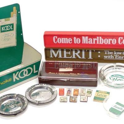(23) Vintage Tobacco Advertising Items