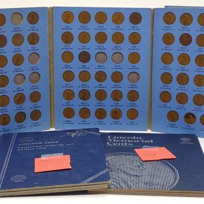 (3) Lincoln Penny Whitman Collection Books (1-3)
