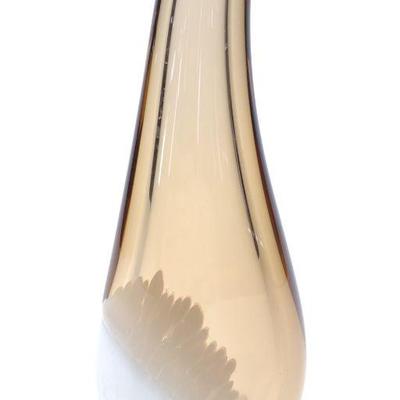 Skrdlovice Art Glass Vase by Ladislav Palecek 11"