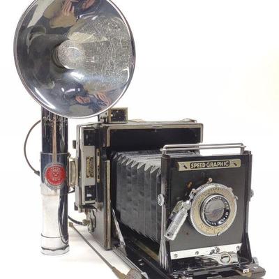 Vintage Graflex Speed Graphic Camera
